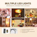 Japanisches Sushi-Restaurant-Holzhaus-Möbel-Miniatur-Baugruppen-Gebäude