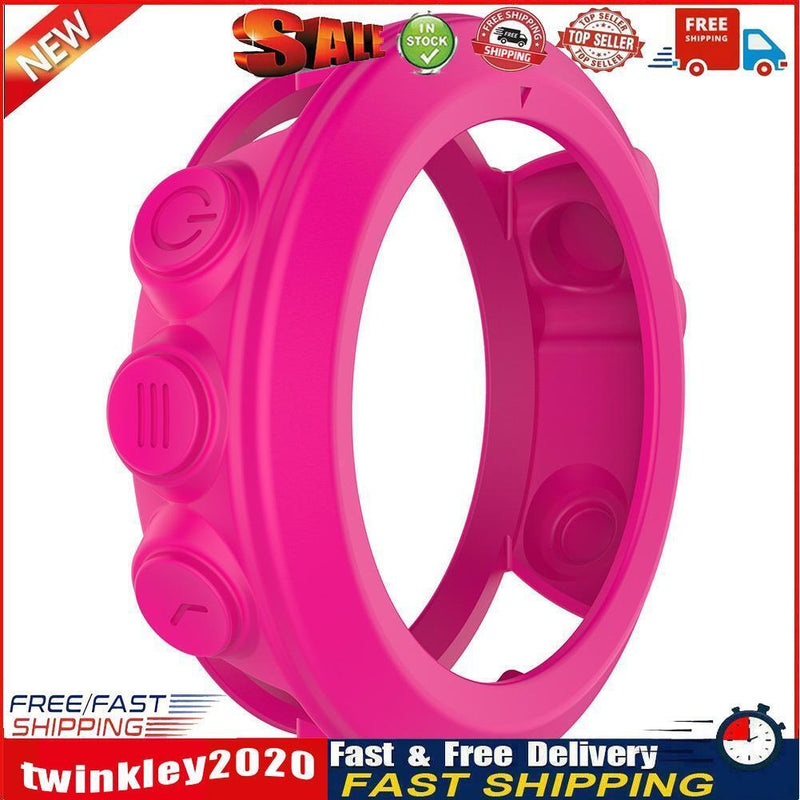 Silicone Case Cover for Garmin Fenix 3 HR Quatix 3 Tactix Bravo(Rose Red) Newly