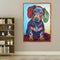 5D DIY Special Shaped Diamond Painting Colorful Dog Cross Stitch Embroidery
