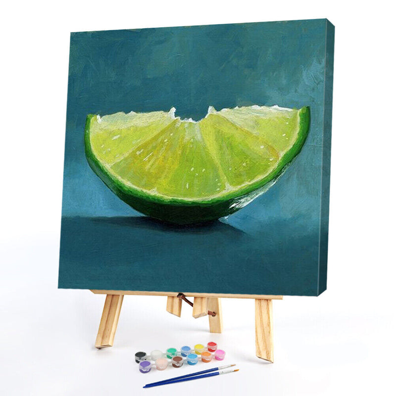 Lemon Piece Oil Paint By Numbers Wall Art Craft Home Decoration Gift No Frame