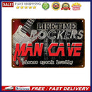 Guitar Sheet Metal Drawing Metal Painting Tin Wall Home Poster Bedroom Art Sign