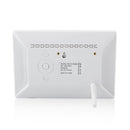 HD Digital Photo Frame Electronic Music Playing Picture Frame (EU White) Newly
