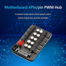 4-Pin PWM Cooler Fan HUB Extension Cable SATA Power Supply Adapter