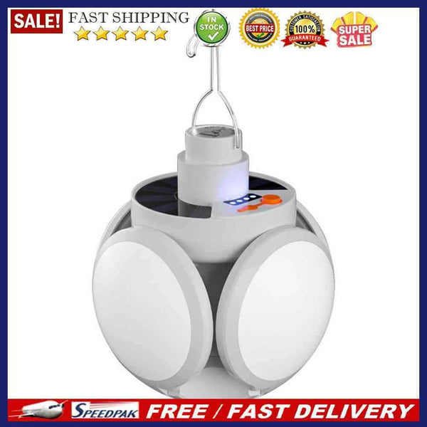 Outdoor Hiking Tent Solar Soccer Light Bulb Rechargeable Emergency Night La