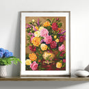 5D Diamond Painting Flowers in Vase Full Round Drill Rhinestone DIY Wall Crafts