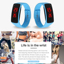 LED Silicone Bracelet Digital Electronic Wristband Unisex Sports Wrist Watches