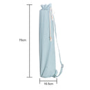 Portable Yoga Mat Storage Bag Fitness Pilates Mat Carrier Bags (Light Blue)