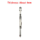 Snowflake Snow Wrench Screwdriver w/ Magnifier EDC Survival Tools (12 in 1)