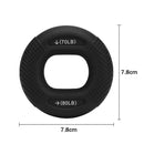 70-80LB Hand Grip Finger Gripper Ring Strength Trainer Exerciser (Black) Newly