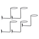 5er Set Motorrad Motorrad Stahlhelm Kleiderbügel Jackenhaken Geschenke Schwarz