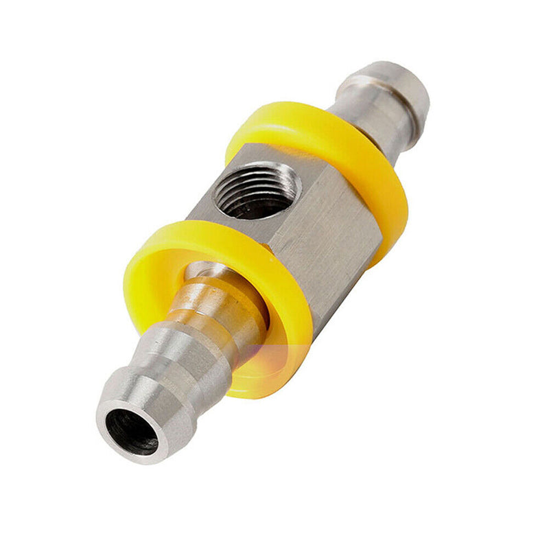 Universal 3/8 Inch Car Fuel Pressure Gauge Sensor Auto T-Fitting Adapter Newly