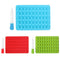 5pcs 50 Cavity Gummy Bears Silicone Soap Ice Cube Tray Baking Mold (Blue)
