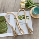 Decorative Beads & Tassels Wood Garland Farmhouse Decor Rustic Beads (2) Newly