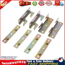 8pcs Iron Bed Fittings Connectors Brackets Joiners Hook Frame Replacement Newly