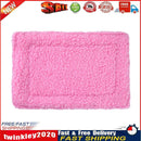 Plush Pet Hamster Cushion Mat Squirrel Warm Blanket Guinea Pig Bed(Pink) Newly