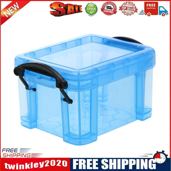Cute Storage Boxes Home Furnishing Trumpet Mini Lock Box Organizer Blue