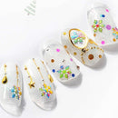 Christmas Nail Stickers Winter Snow Flake Nail Glitters DIY Manicure Art Design