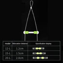 10pcs Silicone Double Hook Fish Hook Fixed Distance Splitter Anti-wrap Beans