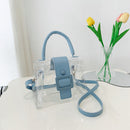PVC Transparent Women Shoulder Bag Summer Clear Purse Totes Crossbody Handbag
