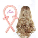 Heatless Curling Headband, Hair Wave Formers, Hair Styling Tools (Pink) Newly