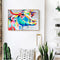 Animals Oil Painting Kit by Numbers Lion Bull Dolphin Tiger Coded Hand Drawing