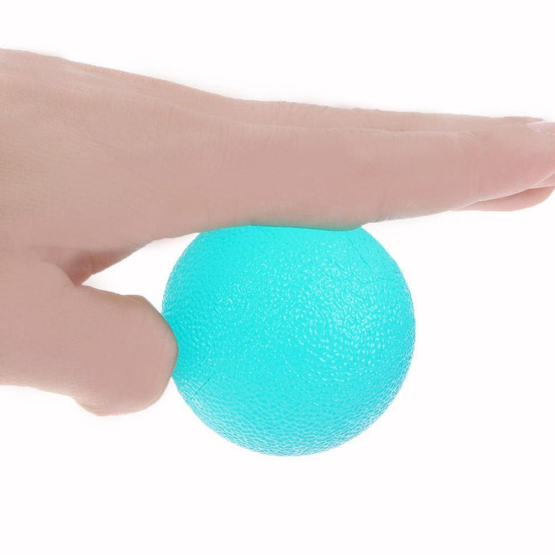 Hand Grip Muscle Power Train Jelly Fitness Finger Exerciser Ball(Green)