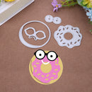 4pcs DIY Doughnut Cutting Dies Stencil Scrapbooking Embossing Paper Craft-201602
