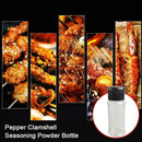Spice Jars Clear Plastic Storage Container Screw Top Pots Lids Food D8U0