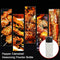 Spice Jars Clear Plastic Storage Container Screw Top Pots Lids Food D8U0