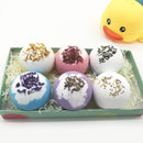 Dried Flower Essential Oil Bubble Bath Ball Bath Bomb Bathroom SPA Gift Newly