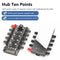Motherboard PWM Cooler Fan HUB Splitter PC Speed Controller Adapter (SATA)