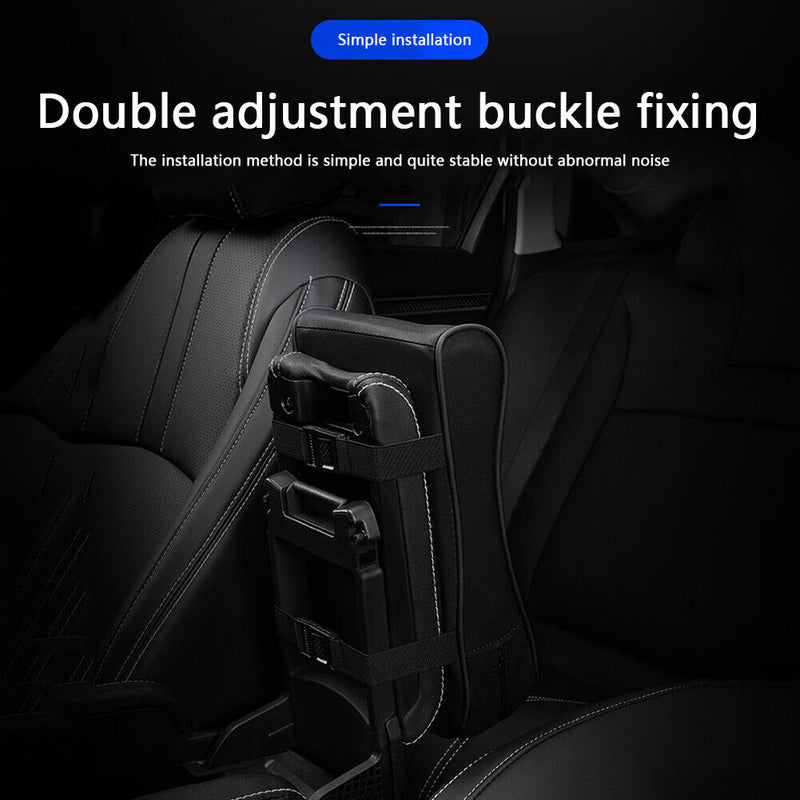 2 in 1 Car Central Armrest Pad Auto Center Console Arm Rest Cushion Pillow Cover