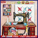 5D DIY Full Drill Diamond Painting Sewing Machine Embroidery Mosaic Needlew