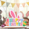 DIY Crafts Easter Rabbit Desk Decorations Wooden Ornaments Happy Easter