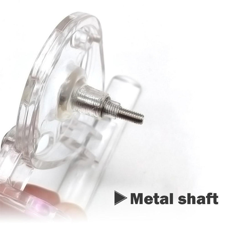 55mm Plastic Metal Winter Ice Fishing Reels Portable Fishing Reel (White)