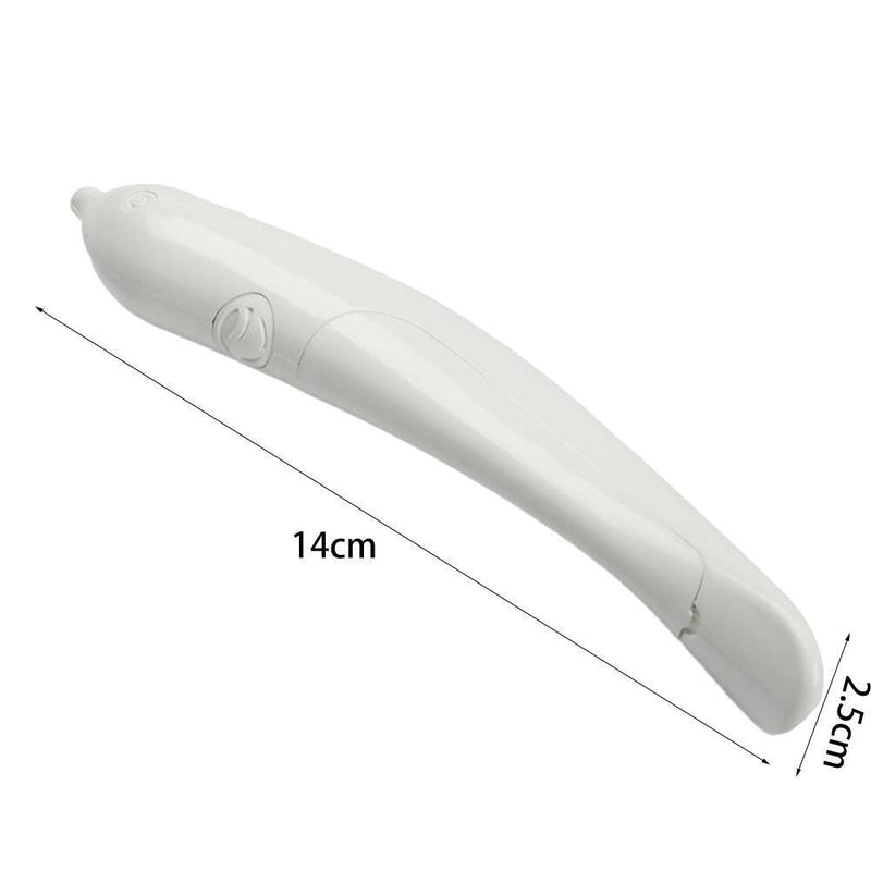 5pcs Electrical Latte Art Pen Coffee Carving Pull Flower Decor(White)