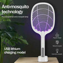Mosquito Swatter Electric Flies Insect Killer Bug Zapper Racket B1K9
