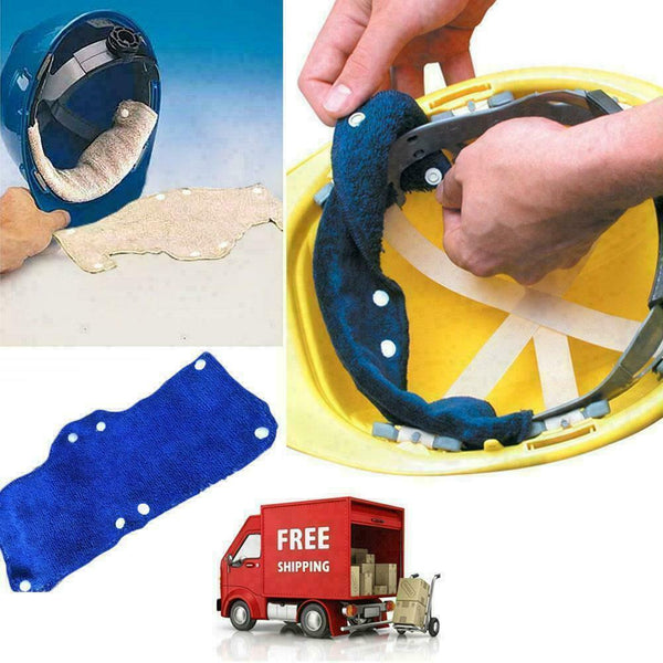 1pcs Universal Towelling Sweatband Fits For Safety Replac Hat Hard 7Y6T P5Y2