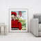 Flower Car Oil Paint by Numbers Hand Painted Frameless Picture Home DIY Ornament