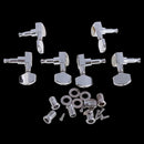 6 Chrome Guitar String Tuning Pegs Tuners Machine Heads Acoustic Electric Set