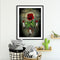 Flower Pattern Picture Acrylic Drawing Kit DIY Oil Paint by Numbers Room Deco