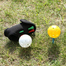 Portable Mini Golf Ball Holder Bag SBR Neoprene Hip Bag w/4Tees + 2 Ball