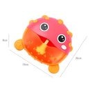 Blowfish Bubble Machine Suction Cup for Wall Baby Bath Shower Toys (Red) Newly