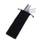 Reusable Straw Velvet Storage Bag Black Drawstring Pouch Jewelry Organizer Newly