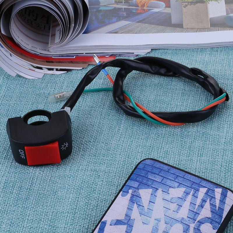 12V 7/8in Motorcycle Handlebar On/Off Switch for LED Headlight Fog Light(1)