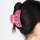 Size Headwear Hair Accessories Hairpin Plastic Hair Claw Hair Clamps Hollow Out