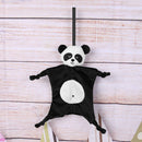 Baby Soothing Towel Cartoon Animal Educational Plush Rattle Toys(Panda)
