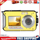 Waterproof Digital Camera 1080P HD 2.4MP Underwater Video Recorder (Yellow)