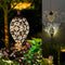 Solar Hanging Lights, Olive Shaped, Waterproof, Garden Metal Art LED Lamp Newly