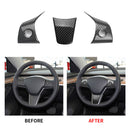 3PCS Car Steering Wheel Trim Cover Car Styling Decoration Interior Modified